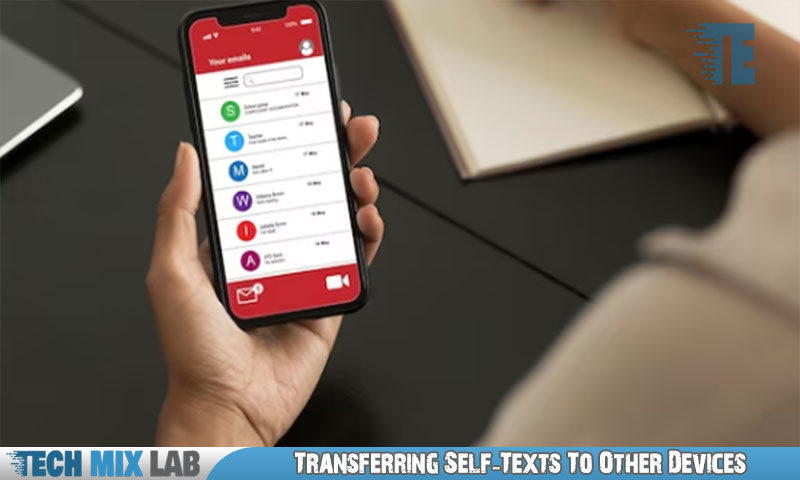Transferring Self-Texts To Other Devices