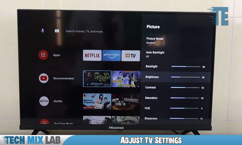 Adjust Tv Settings