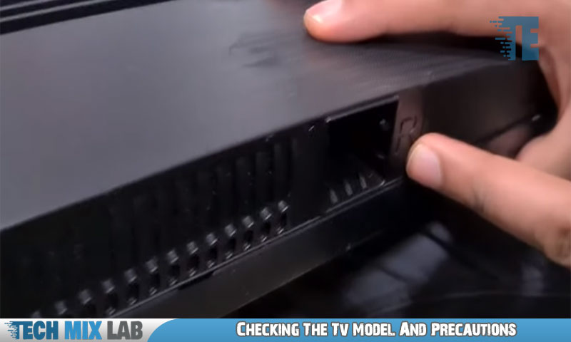 Checking The Tv Model And Precautions