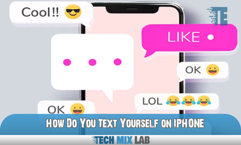 How Do You Text Yourself on IPHONE